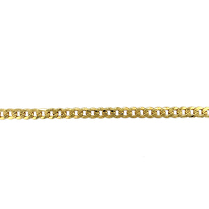 New 9ct Gold 24" Hollow Curb Chain 21 grams