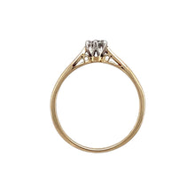 Load image into Gallery viewer, 9ct Gold &amp; Diamond Set Solitaire Ring
