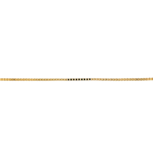 9ct Gold 22" Hollow Box Chain