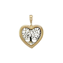 Load image into Gallery viewer, New 9ct Gold Tree of Life Heart Pendant with the weight 1.10 grams

