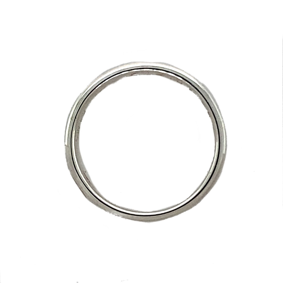 925 Silver Clogau Cariad Heart Band Ring