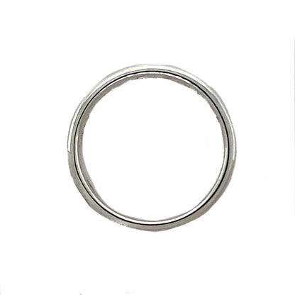 925 Silver Clogau Cariad Heart Band Ring