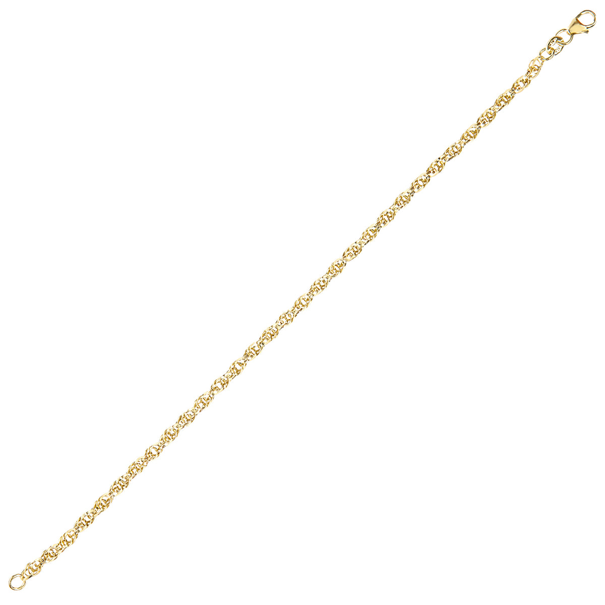 9ct Gold 7.5" Prince of Wales Bracelet