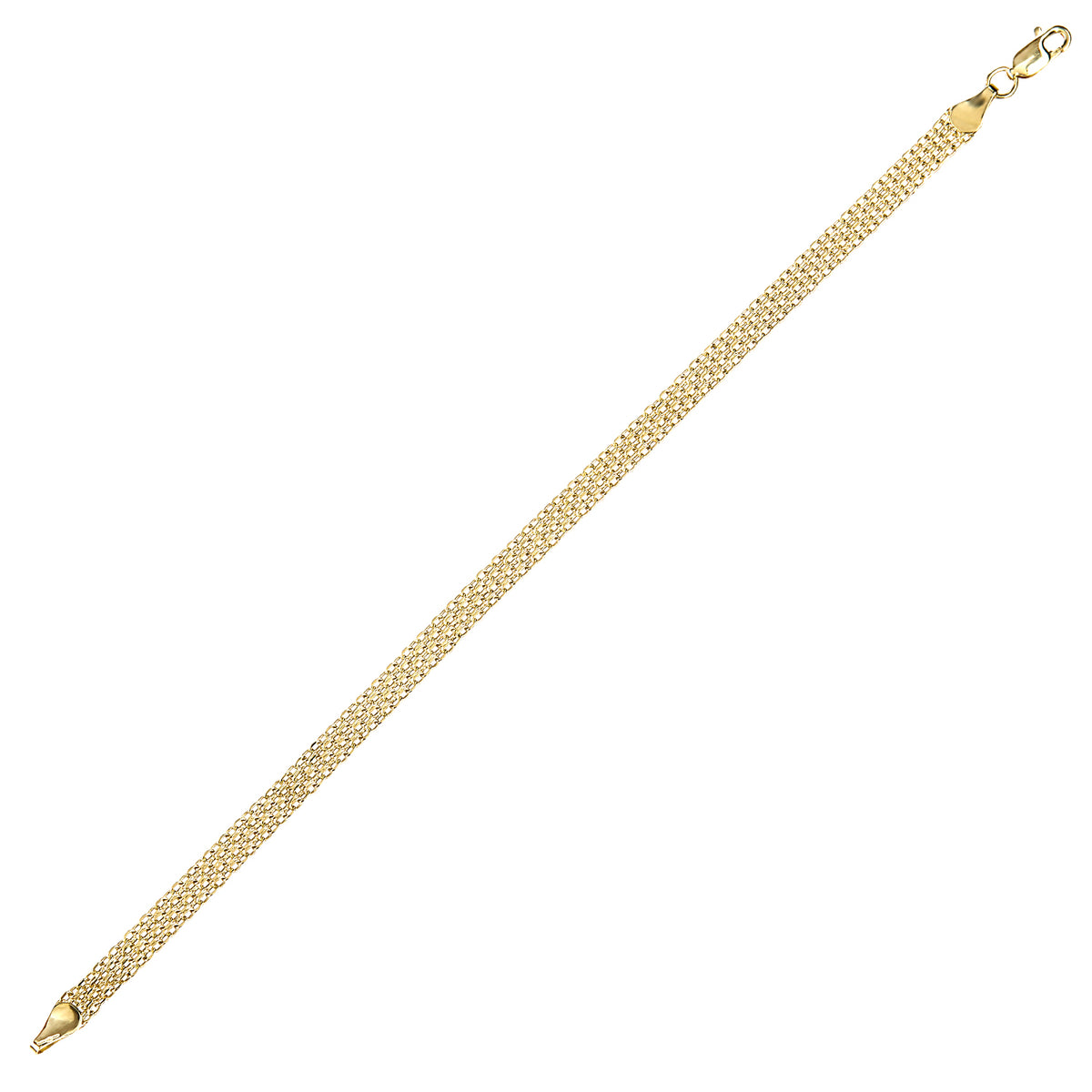 9ct Gold 7.5" Bismark Bracelet