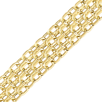 9ct Gold 7.5" Bismark Bracelet