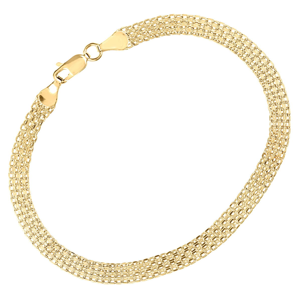 9ct Gold 7.5" Bismark Bracelet
