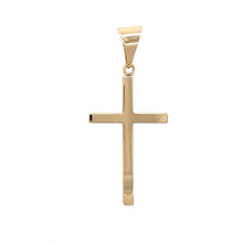 Load image into Gallery viewer, Preowned 9ct Yellow Gold Plain Cross Pendant with the weight 5.30 grams
