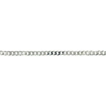 New 925 Silver 22" Curb Chain