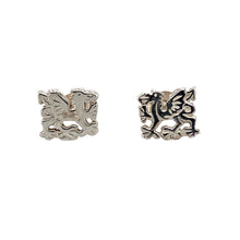 Load image into Gallery viewer, New 925 Silver Welsh Dragon Stud Earrings with the weight 1.30 grams
