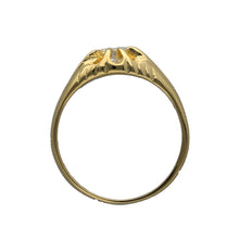 Load image into Gallery viewer, 18ct Gold &amp; Diamond Set Antique Style Signet Ring
