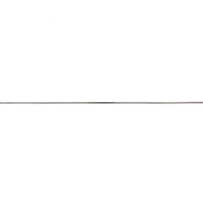 New 9ct White Gold 18" Squared Snake Pendant Chain