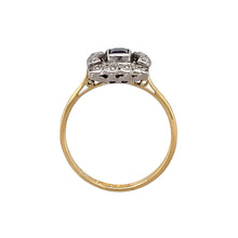 Load image into Gallery viewer, 18ct Gold Diamond &amp; Sapphire Set Antique Style Ring
