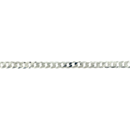 New 925 Silver 8.5" Curb Bracelet