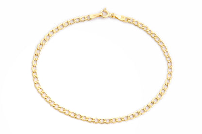 9ct Gold 7.5" Curb Bracelet