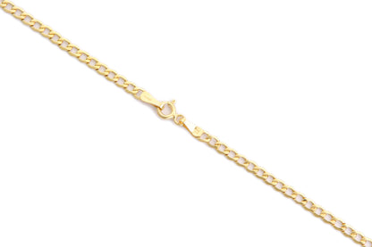 9ct Gold 7.5" Curb Bracelet