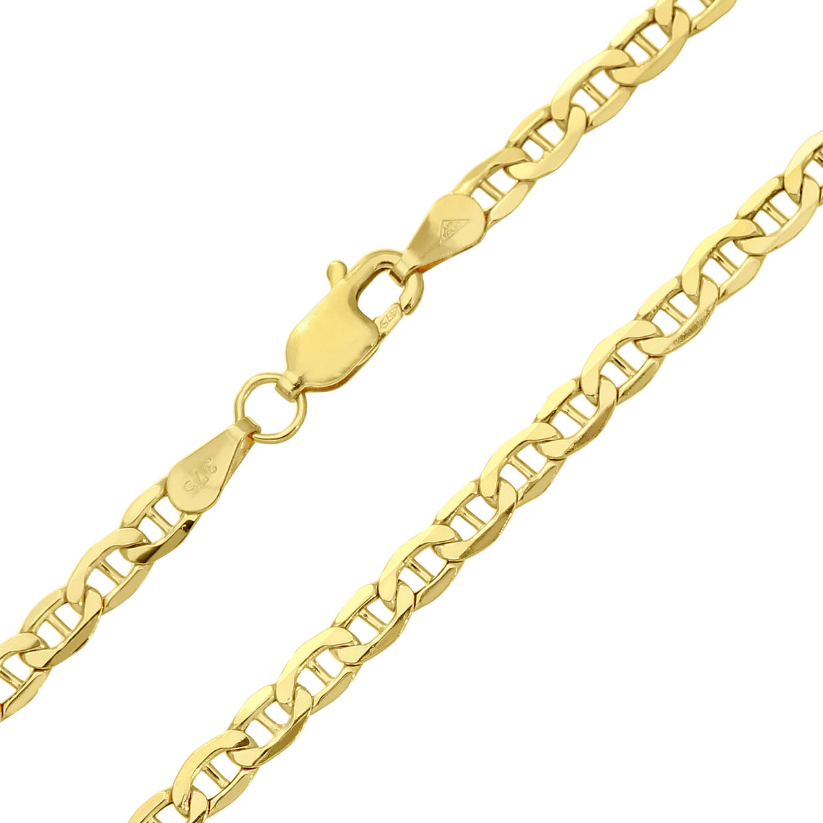 9ct Gold 7.5" Anchor Bracelet