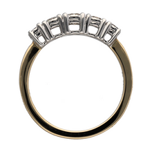 Load image into Gallery viewer, New 9ct Gold &amp; Diamond Set Five Stone Ring
