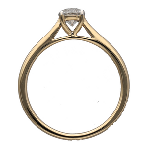New 9ct Gold & Diamond Set Solitaire Ring