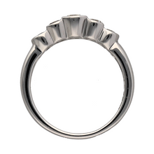 Load image into Gallery viewer, New 9ct White Gold &amp; Diamond Five Stone Bubble Set Ring
