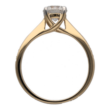 Load image into Gallery viewer, New 9ct Gold &amp; Diamond Set Solitaire Ring
