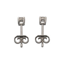 Load image into Gallery viewer, New 9ct White Gold &amp; Diamond Set Stud Earrings
