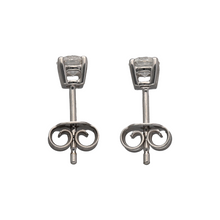 Load image into Gallery viewer, New 9ct White Gold &amp; Diamond Set Stud Earrings
