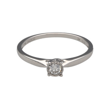 Load image into Gallery viewer, New 9ct White Gold &amp; Diamond Set Solitaire Ring
