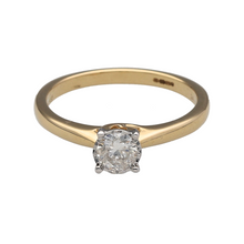 Load image into Gallery viewer, New 9ct Gold &amp; Diamond Set Solitaire Ring
