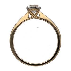 New 9ct Gold & Diamond Set Solitaire Ring