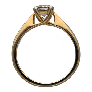 New 9ct Gold & Diamond Set Solitaire Ring