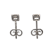 Load image into Gallery viewer, New 9ct White Gold &amp; Diamond Set Stud Earrings
