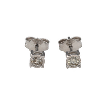 Load image into Gallery viewer, New 9ct Yellow Gold &amp; Diamond Set Stud Earrings. The earrings contain real natural diamonds which are 0.24ct but look like 0.50ct in the total set of earrings. The diamonds are each approximate clarity Si and colour G - H
