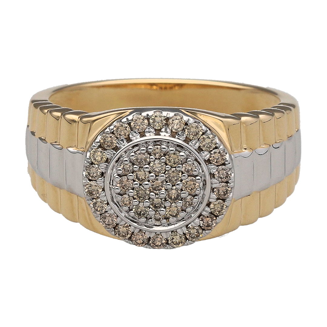 New 9ct Gold Diamond Set Watch Bracelet Style Ring Gold Reserves Jewellers