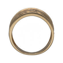 Load image into Gallery viewer, New 9ct Gold &amp; 2ct Diamond Set Wide Five Row Band Ring
