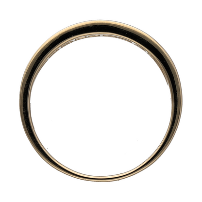 New 9ct Gold Diamond & Sapphire Set Band Ring