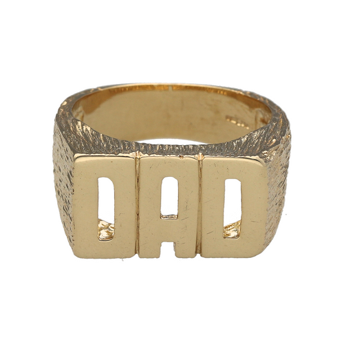 New 9ct Gold Dad Ring