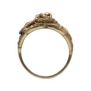 New 9ct Gold Saddle Ring