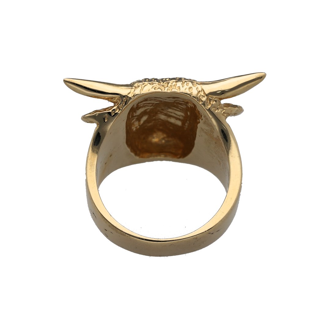 New 9ct Gold Bull Ring