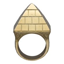 Load image into Gallery viewer, New 9ct Gold Pyramid Ring 62 grams
