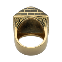 Load image into Gallery viewer, New 9ct Gold Pyramid Ring 62 grams
