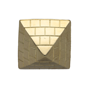 New 9ct Gold Pyramid Ring 62 grams
