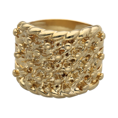 New 9ct Gold Keeper Ring