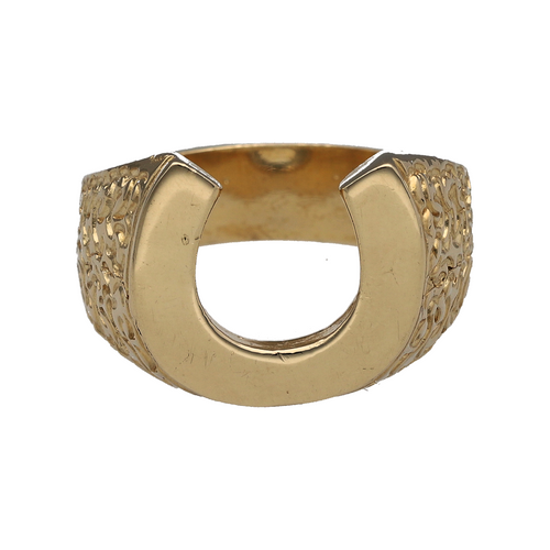 New 9ct Gold Horseshoe Ring