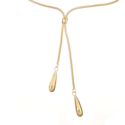 9ct Gold Tassel Drop 18" Necklace