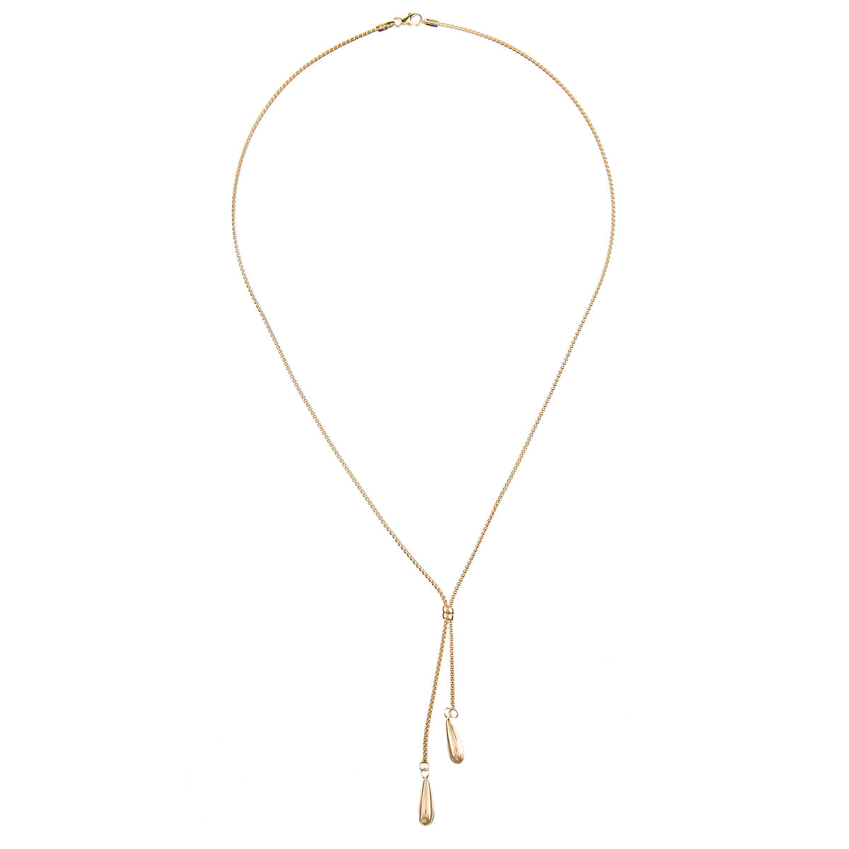 9ct Gold Tassel Drop 18" Necklace