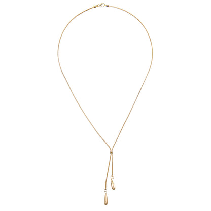 9ct Gold Tassel Drop 18" Necklace
