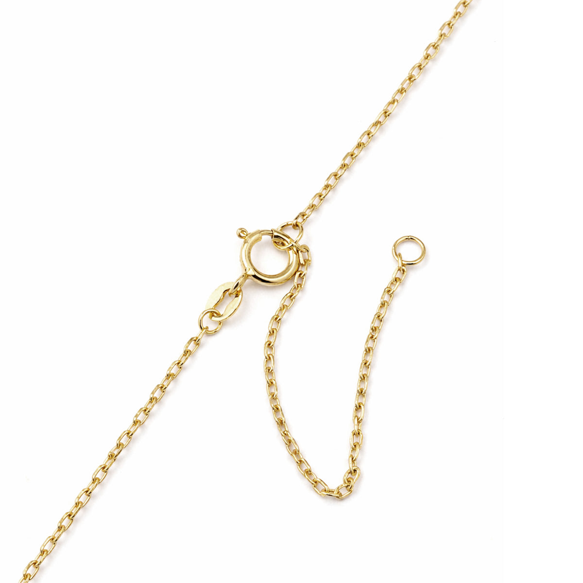 9ct Gold Heart 16" - 18" Necklace