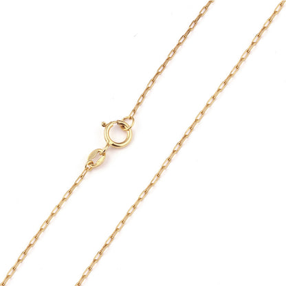 9ct Gold Heart Beaded 16" - 18" Necklace