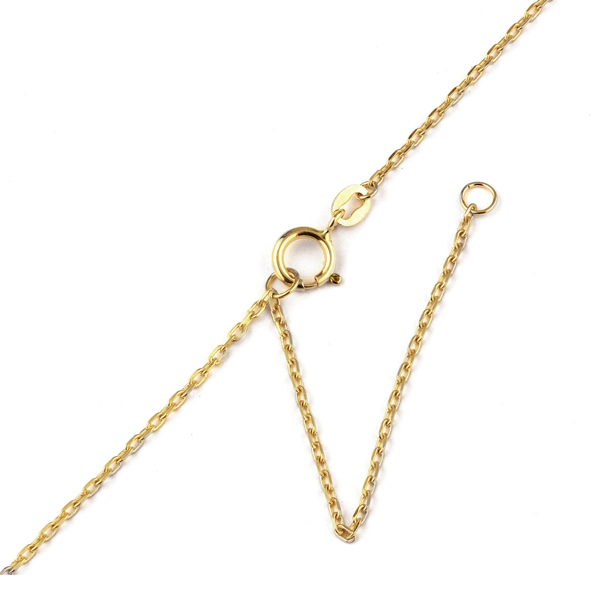 9ct Gold Heart 16" - 18" Necklace