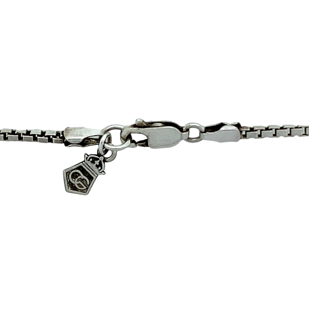 925 Silver Clogau Cariad Heart 18" Necklace